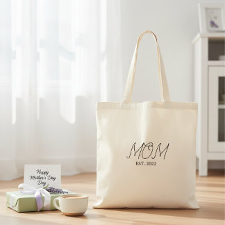 Bolso De Tela Mom Established New Mom Gift Tote Bag