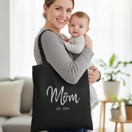 Bolso De Tela Mom Established New Mom Gift Tote Bag