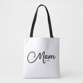 Bolso De Tela Mom Established New Mom Gift Tote Bag