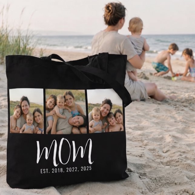 Bolso De Tela Mom Established Script Black 3 Photo (Subido por el creador)