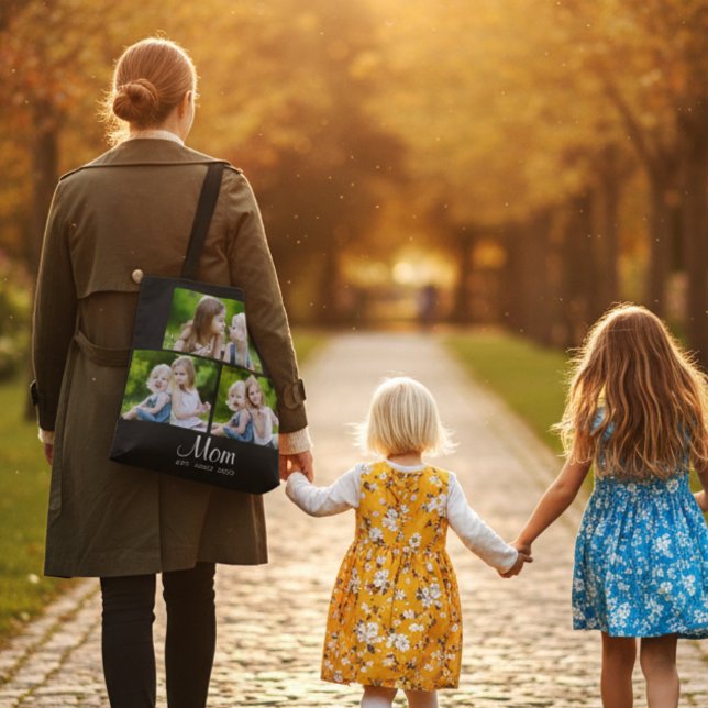 Bolso De Tela Mom Established Script Black 3 Photo (Subido por el creador)