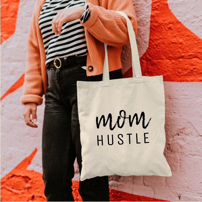 Bolso De Tela Mom Hustle | Moderno y elegante Día de la Madre (Subido por el creador)