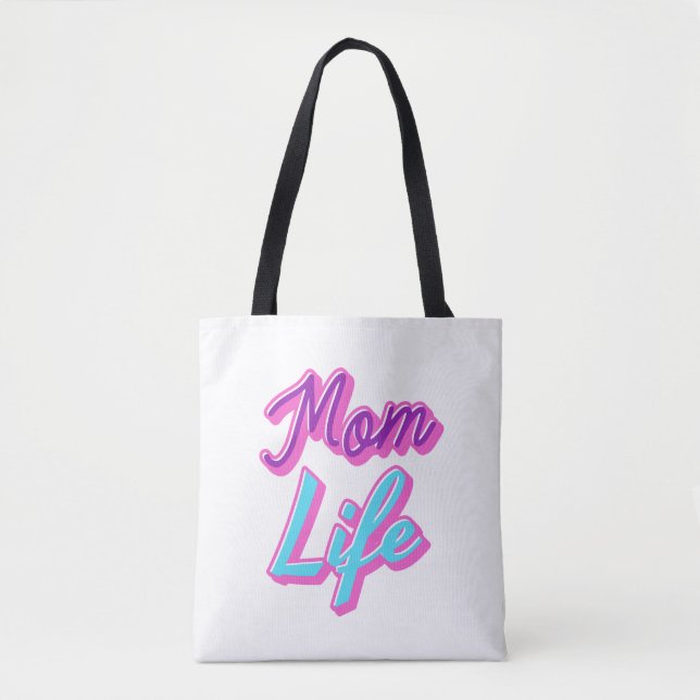 BOLSO DE TELA MOM LIFE (Anverso)