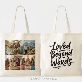 Bolso De Tela Mom Loved Beyond Words Custom 4 Photo