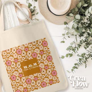 Bolso De Tela MOM_Master of Multitasking funny floral quote