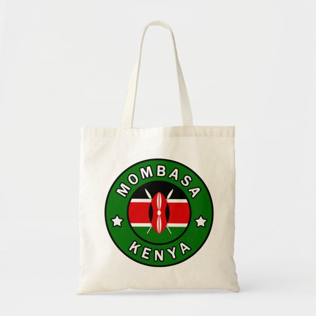 Bolso De Tela Mombasa Kenia (Frente)