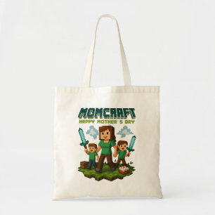 Bolso De Tela Momcraft Happy Mother Day Funny Gamer Mom