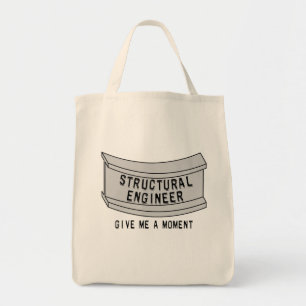 Bolso De Tela Momento del haz de ingenieros estructurales