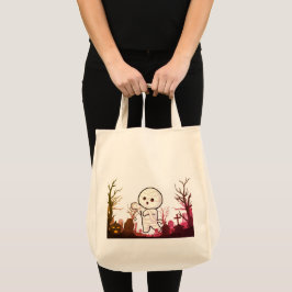 Bolso De Tela Momia en un cementerio, Día de HalloweenMomia en u