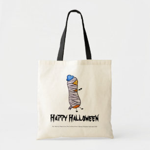 Bolso De Tela Momia tímida del cacahuete del feliz Halloween