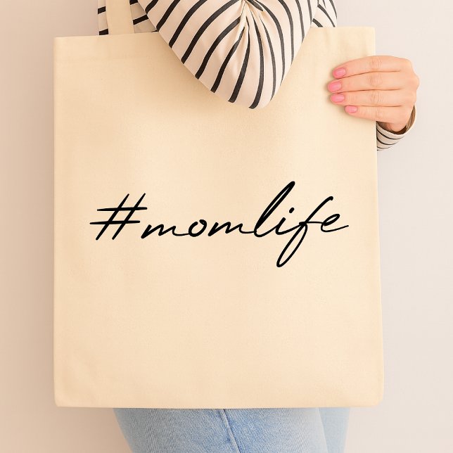 Bolso De Tela #MomLife | Maternidad Guión moderno Día de la Madr (Subido por el creador)