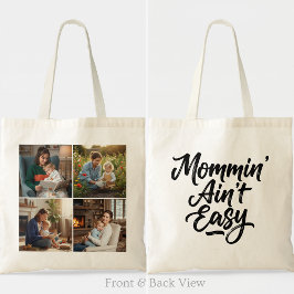 Bolso De Tela Mommin Aint Easy Pincel Script 4 Foto