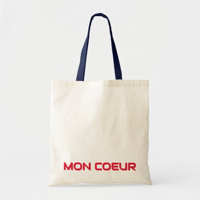 Bolso De Tela Mon Coeur Tote 02 (Frente)