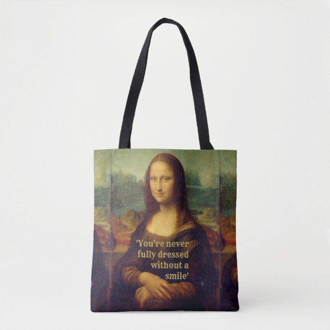 Bolso De Tela Mona Lisa (Anverso)