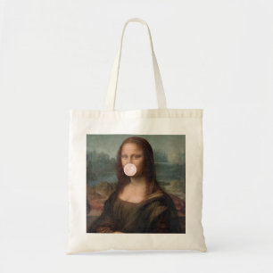 Bolso De Tela Mona Lisa chicle rosa