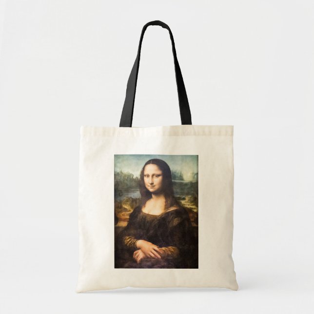 Bolso De Tela Mona Lisa Grande Tote Bag (Frente)