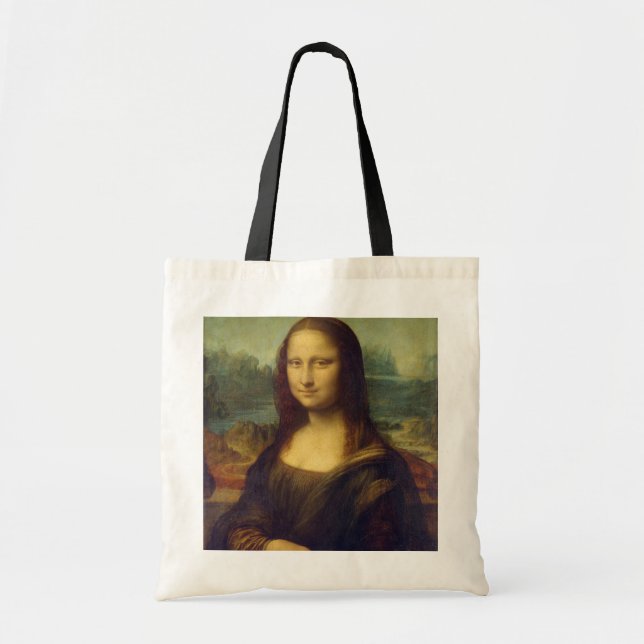 Bolso De Tela Mona Lisa, Leonardo da Vinci (Frente)