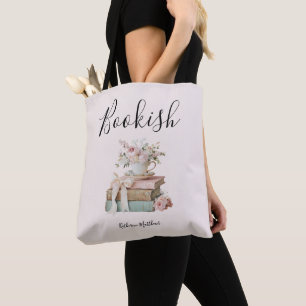 Bolso De Tela Monada Floral Vintage Librero 