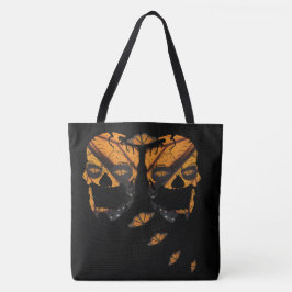 Bolso De Tela Monarch Butterfly Skulls Tote Bag