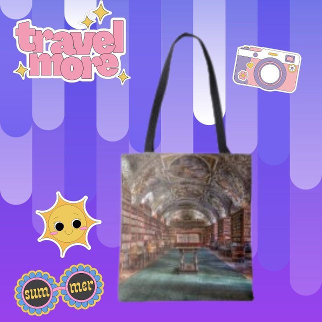 Bolso De Tela Monasterio moderno de la Biblioteca de Praga Foto  (Subido por el creador)