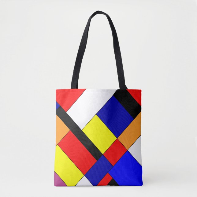 Bolso De Tela Mondriaan #9 (Anverso)