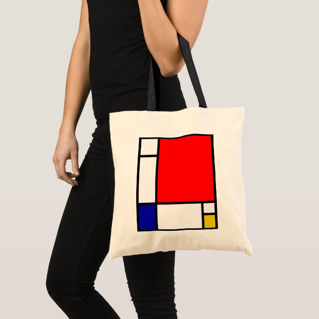 Bolso De Tela Mondrian 1 (Anverso (producto))