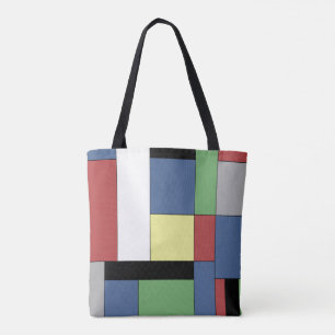 Bolso De Tela Mondrian #11