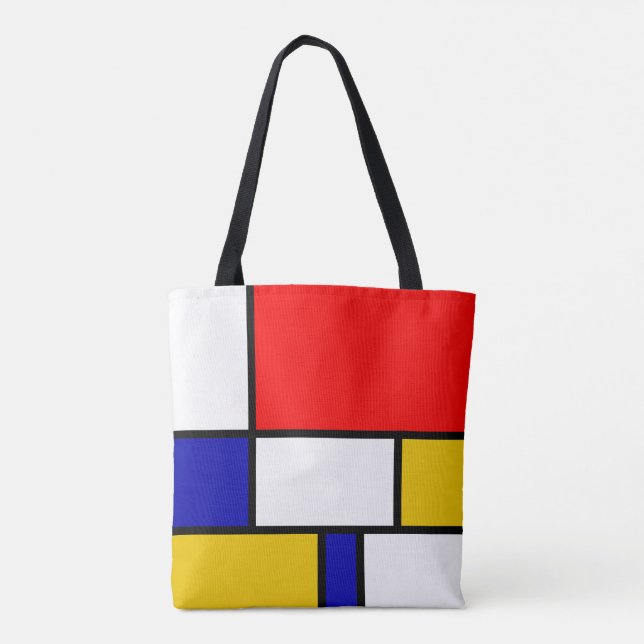 Bolso De Tela Mondrian 2 (Reverso)