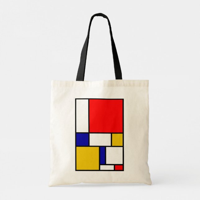 Bolso De Tela Mondrian 2 (Reverso)