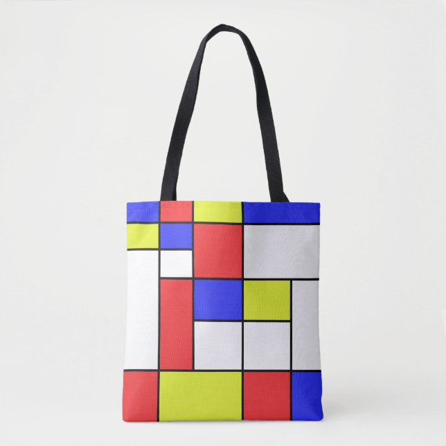Bolso De Tela Mondrian #24 (Anverso)