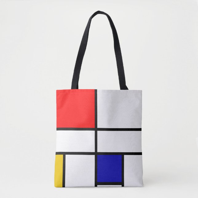 Bolso De Tela Mondrian 3 (Anverso)