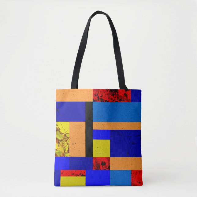 Bolso De Tela Mondrian #3 (Anverso)