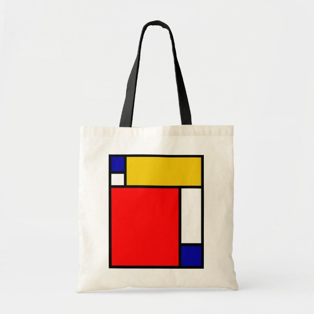 Bolso De Tela Mondrian 4 (Frente)