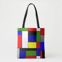 Bolso De Tela Mondrian #4