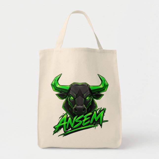 Bolso De Tela moneda meme ANSem (Frente)