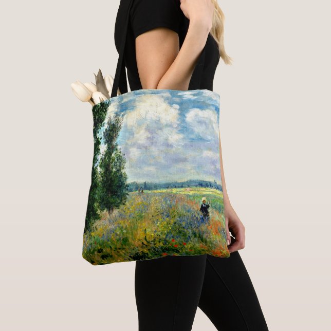 Bolso De Tela Monet - Campo de la amapola, Argenteuil (Detalle)