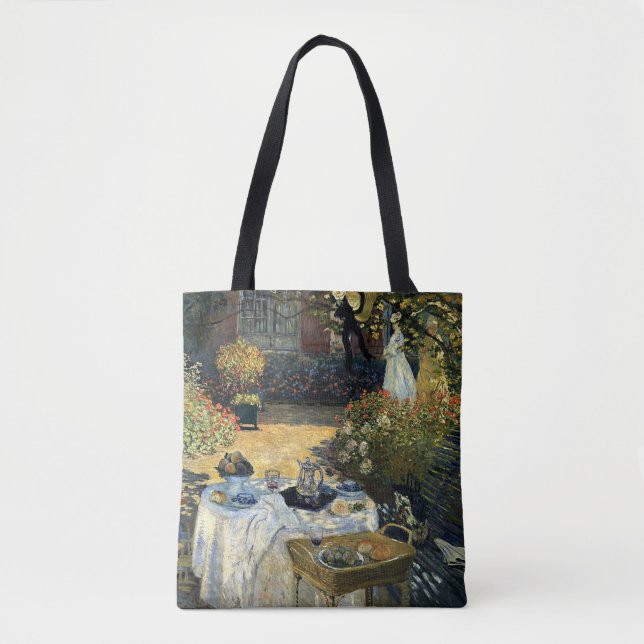 Bolso De Tela Monet - El Almuerzo (Anverso)