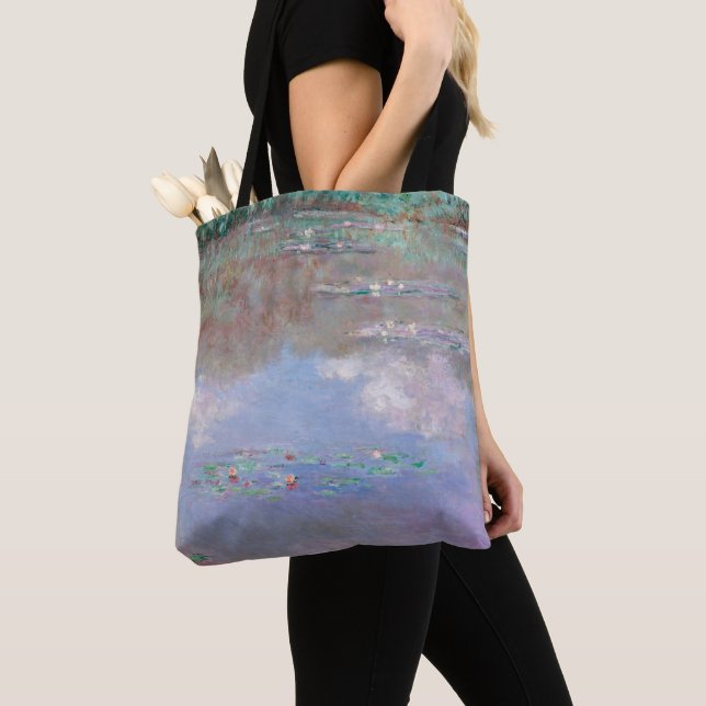 Bolso De Tela Monet - El estanque de lirio de agua (nubes), (Detalle)