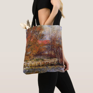 Bolso De Tela Monet - El estanque del pato, pintura de arte