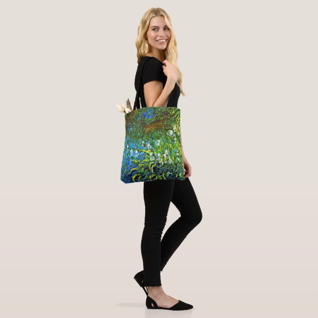 Bolso De Tela Monet - Iris en el muro del mar (Puesto)