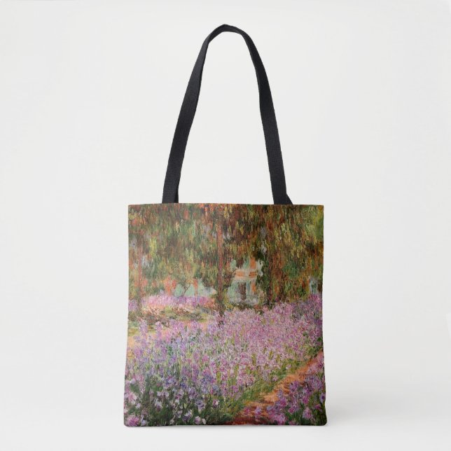 Bolso De Tela Monet - Irises in Monet's Garden (Anverso)