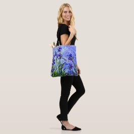 Bolso De Tela Monet - Lilac Irises, pintura famosa,