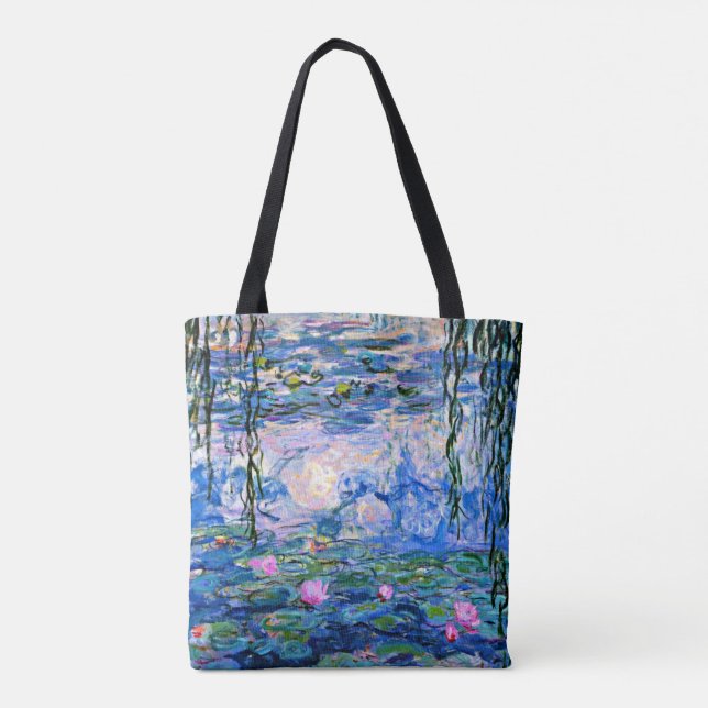 Bolso De Tela Monet - Lilies de agua, 1919, rosa (Reverso)