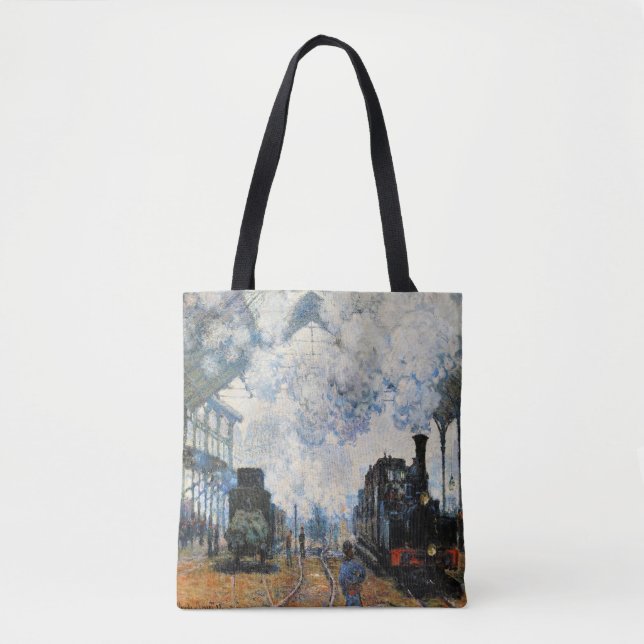 Bolso De Tela Monet - Llegada del tren de Normandía, (Anverso)