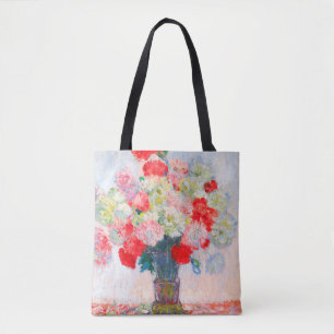 Bolso De Tela Monet Peonies