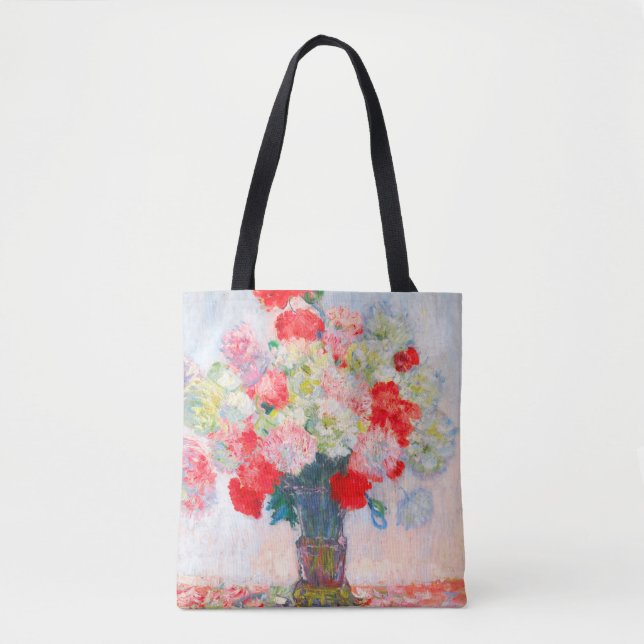 Bolso De Tela Monet Peonies (Anverso)