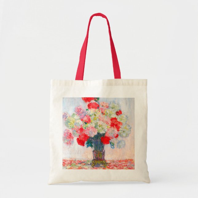Bolso De Tela Monet Peonies (Frente)