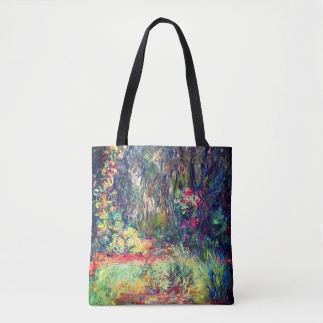 Bolso De Tela Monet Water Lily Pond (Anverso)