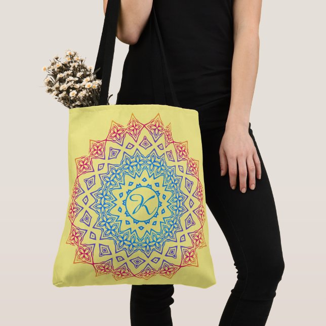 Bolso De Tela Mongrammed Mandala (Detalle)