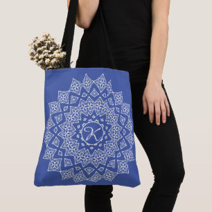 Bolso De Tela Mongrammed Mandala